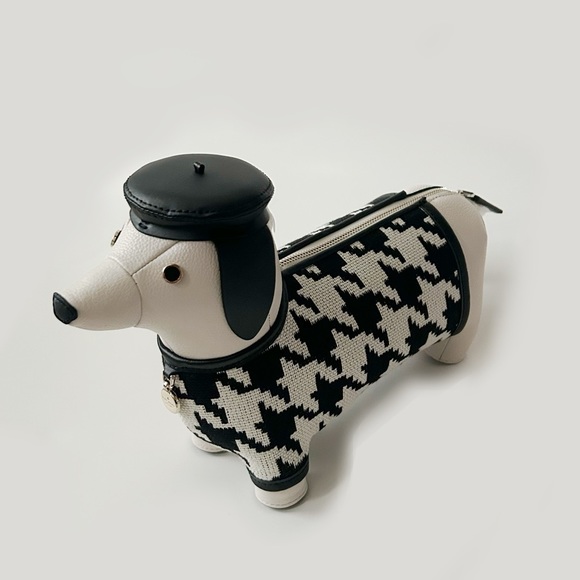 kate spade Bags Kate Spade Claude Dachshund Dog Houndstooth